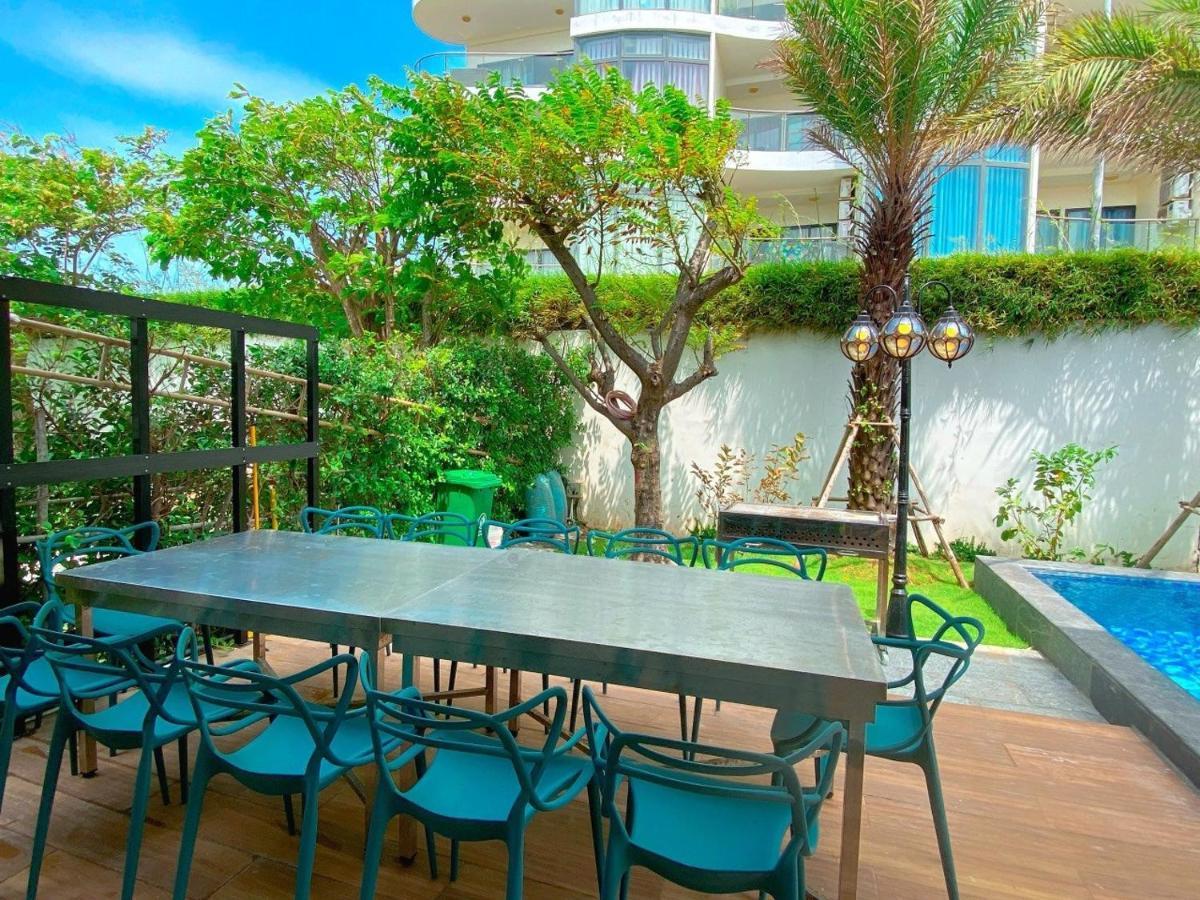 Aria Resort - BlueShaphire Căn hộ nghỉ dưỡng có hồ bơi và bãi tắm riêng Vung Tau Esterno foto