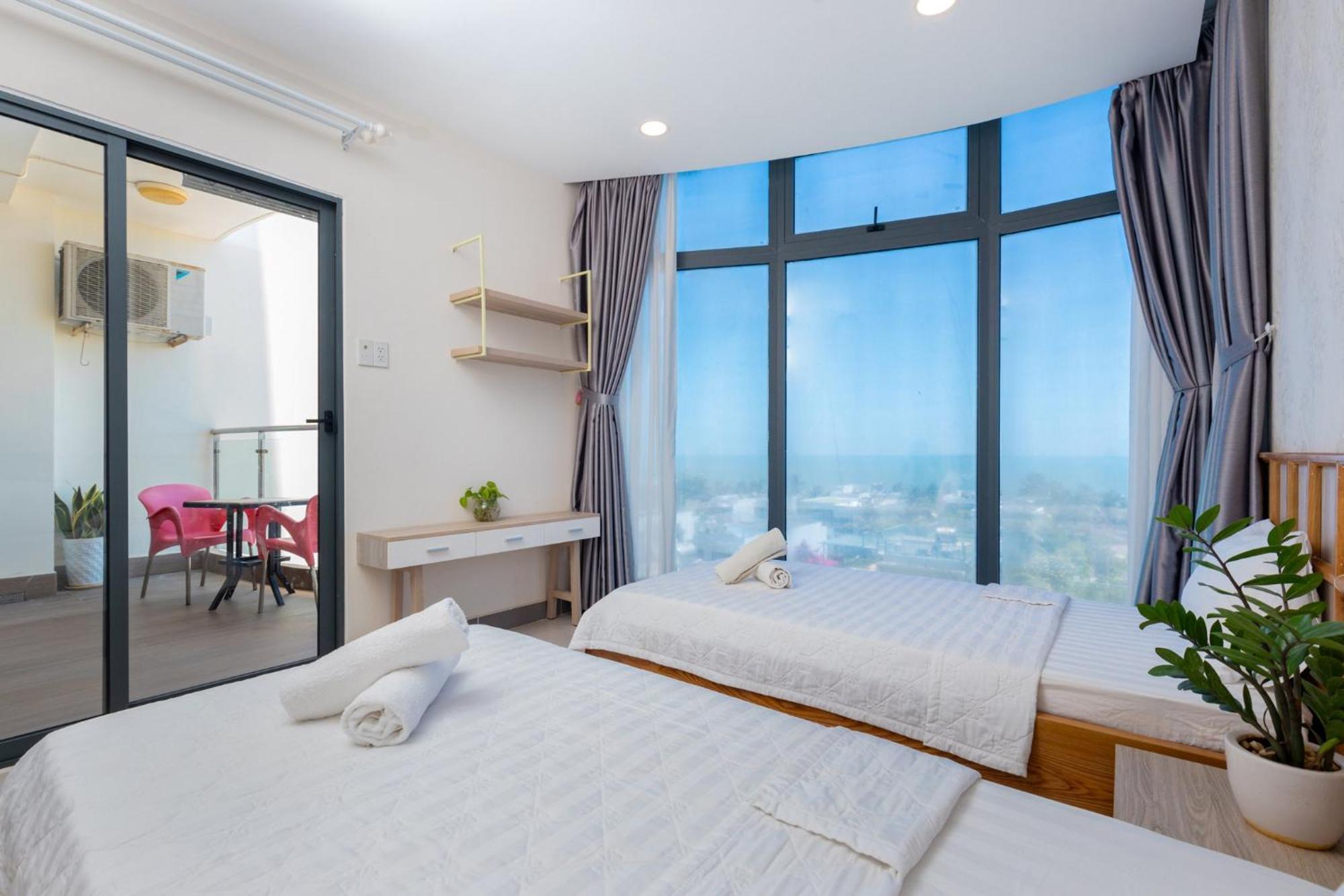 Aria Resort - BlueShaphire Căn hộ nghỉ dưỡng có hồ bơi và bãi tắm riêng Vung Tau Esterno foto